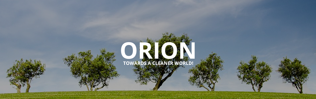 Orion website banner